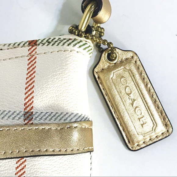 Coach Peyton Tattersall Crossbody/Shoulder/Messenger Bag w/Adjust. Length Strap - Picture 5 of 13